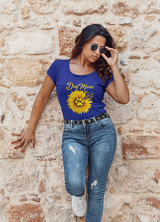 DOG MOM SUNFLOWER T SHIRT FOR WOMEN