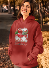 LET IT SNOW Red HOODIE