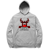 Merry Christmas Grey Hoodie for Men