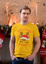 SOMETIMES NAUGHTY ALWAYS NICE MENS' T-SHIRT FOR CHRISTMAS