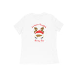 SOMETIMES NAUGHTY ALWAYS NICE WOMENS' T-SHIRT FOR CHRISTMAS
