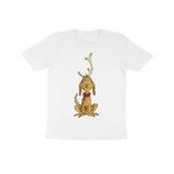 CUTE LOVABLE REINDEER CHRISTMAS UNISEX T SHIRTS FOR KIDS