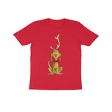 CUTE LOVABLE REINDEER CHRISTMAS UNISEX T SHIRTS FOR KIDS