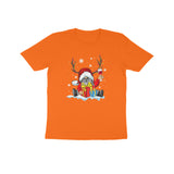 SANTA WITH HORN CHRISTMAS UNISEX T SHIRTS FOR KIDS