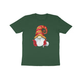 SANTA WITH RED HAT CHRISTMAS UNISEX T SHIRTS FOR KIDS
