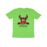 MERRY CHRISTMAS REINDEER UNISEX T SHIRTS FOR KIDS