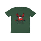 MERRY CHRISTMAS REINDEER UNISEX T SHIRTS FOR KIDS