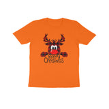 MERRY CHRISTMAS REINDEER UNISEX T SHIRTS FOR KIDS