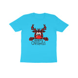 MERRY CHRISTMAS REINDEER UNISEX T SHIRTS FOR KIDS