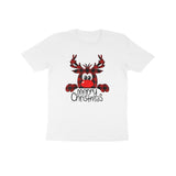MERRY CHRISTMAS REINDEER UNISEX T SHIRTS FOR KIDS