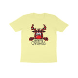 MERRY CHRISTMAS REINDEER UNISEX T SHIRTS FOR KIDS