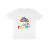 PUGICORN RAINBOW UNISEX T SHIRTS FOR KIDS