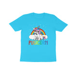 PUGICORN RAINBOW UNISEX T SHIRTS FOR KIDS