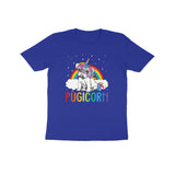 PUGICORN RAINBOW UNISEX T SHIRTS FOR KIDS