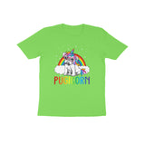 PUGICORN RAINBOW UNISEX T SHIRTS FOR KIDS
