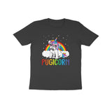 PUGICORN RAINBOW UNISEX T SHIRTS FOR KIDS