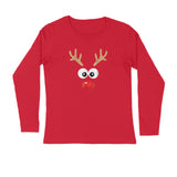RED NOSE REINDEER MENS' FULL SLEEVES T-SHIRT