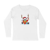 SANTA WITH HORN MENS' FULL SLEEVES T-SHIRT
