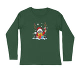 SANTA WITH HORN MENS' FULL SLEEVES T-SHIRT
