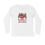 LET IT SNOW MENS' FULL SLEEVES T-SHIRT