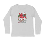 LET IT SNOW MENS' FULL SLEEVES T-SHIRT