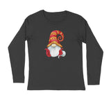 SANTA WITH RED HAT MENS' full sleeves T-SHIRT