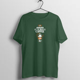 ANSWER IS ALWAYS COFFEE MENS' T-SHIRT FOR COFFEE LOVERS