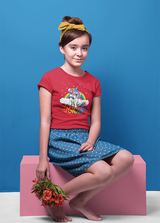 PUGICORN RAINBOW UNISEX T SHIRTS FOR KIDS