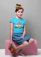 PUGICORN RAINBOW UNISEX T SHIRTS FOR KIDS