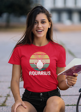 Zodiac- Aquarius T shirt for Women