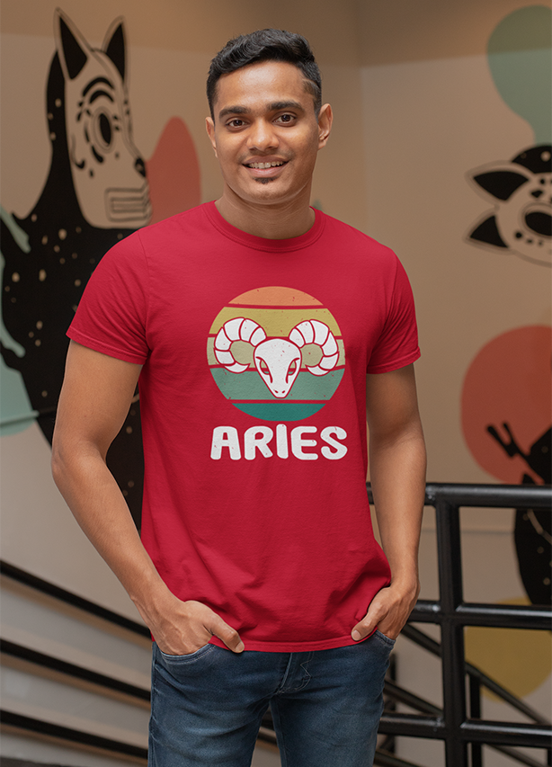 Zodiac - Aries T shirt for men