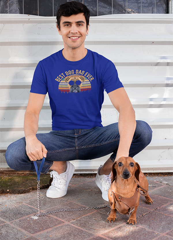 Best Dog Dad Ever: Dog lover T shirt for Men