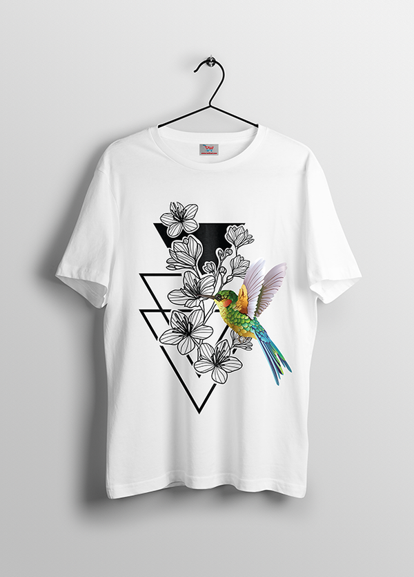 Boho Colorful Bird  Signature Edition T-shirt for Women