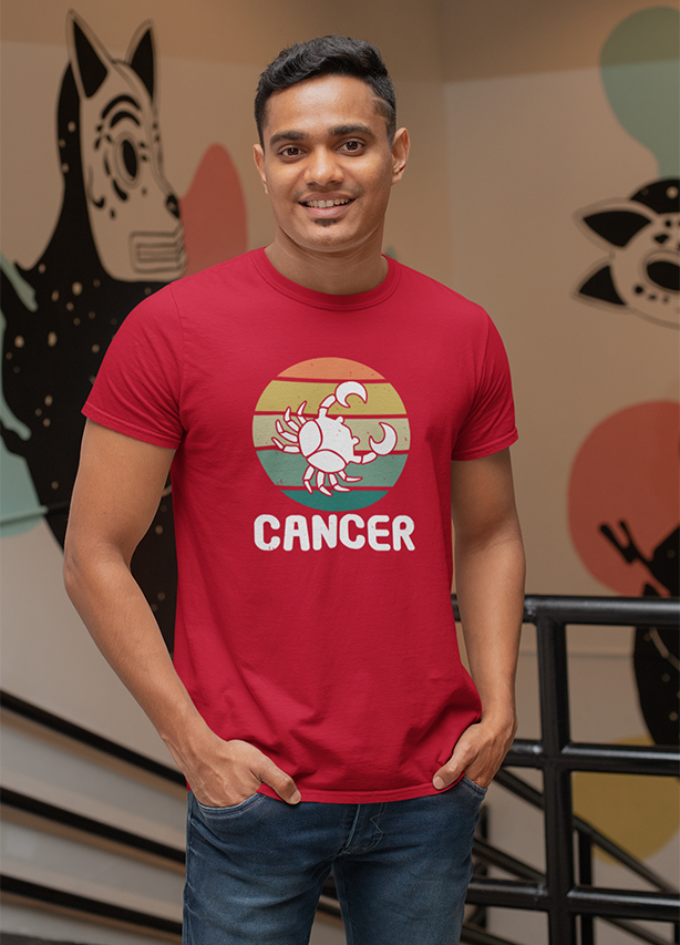 Zodiac - Cancer T shirt for men