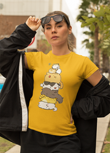 CAT MEAWTAIN ANIMAL LOVE WOMEN T SHIRT