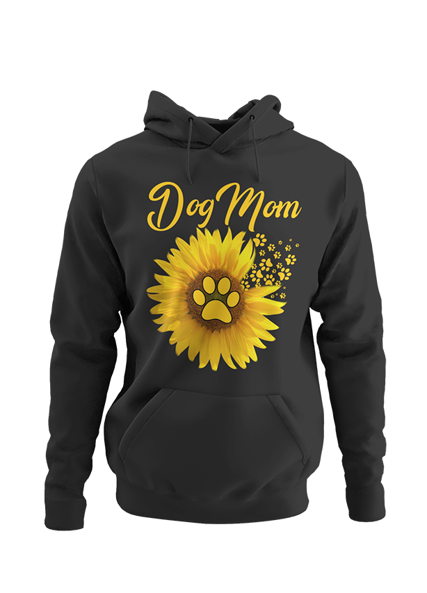 Dog Mom Sunflower Women Hoodies