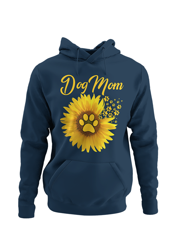 Dog Mom Sunflower Women Hoodies