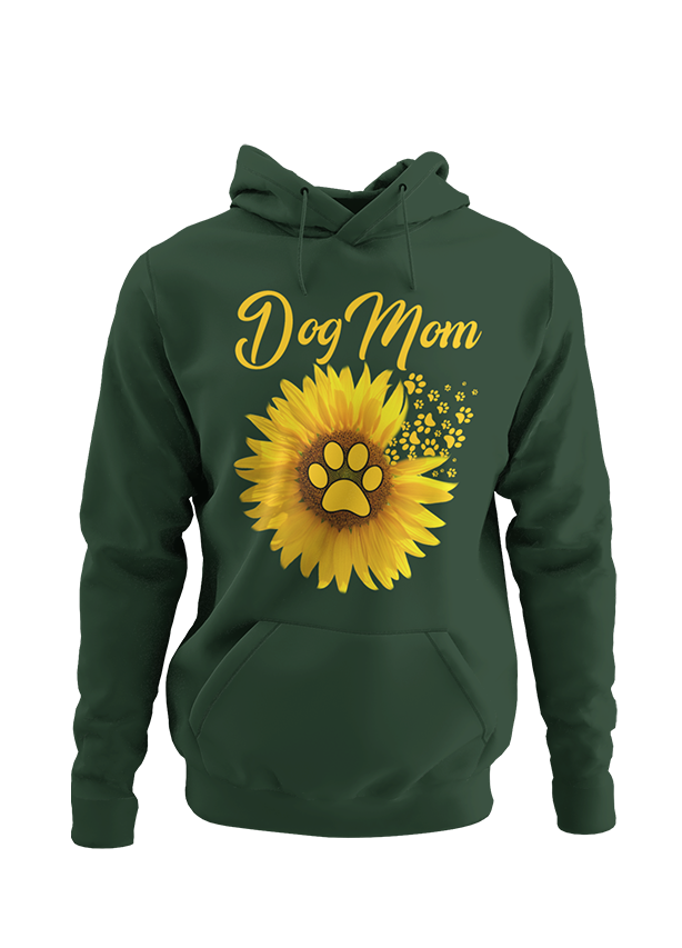 Dog Mom Sunflower Women Hoodies