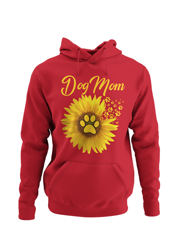 Dog Mom Sunflower Women Hoodies