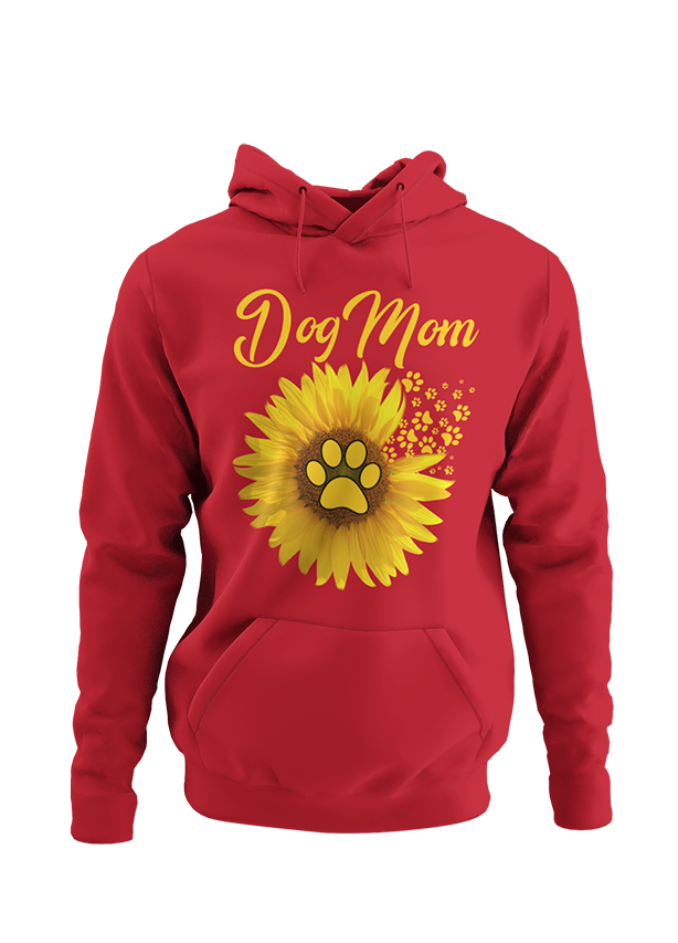 Dog Mom Sunflower Women Hoodies