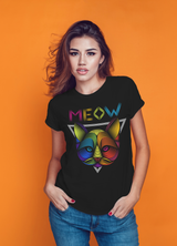 MEOW New Age POD T-shirts design for Women