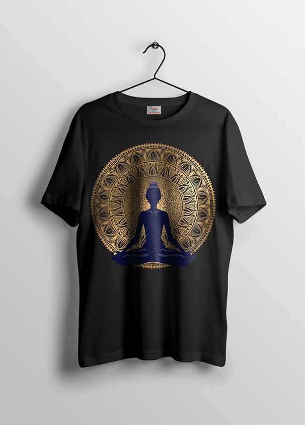 Meditation Padmasan Black Signature Edition T-Shirt Women
