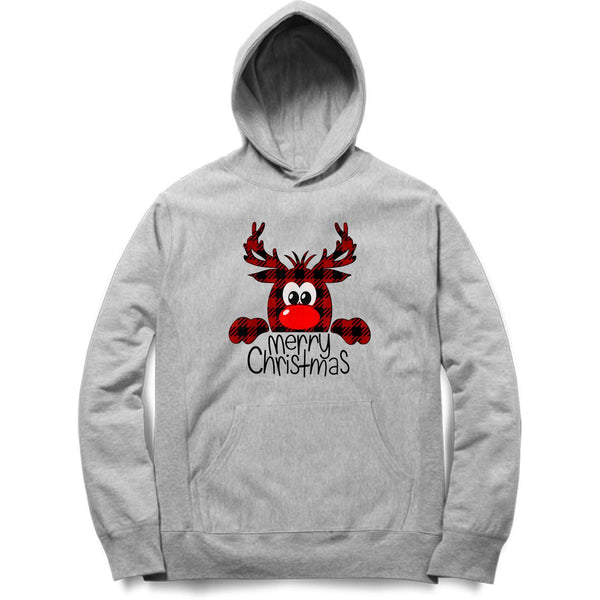 Merry Christmas Grey Hoodie for Men