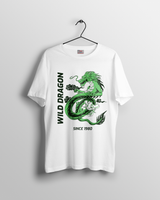 Wild Dragon T-shirts design for Women White