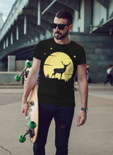 Deer Moon T-shirts design for Men