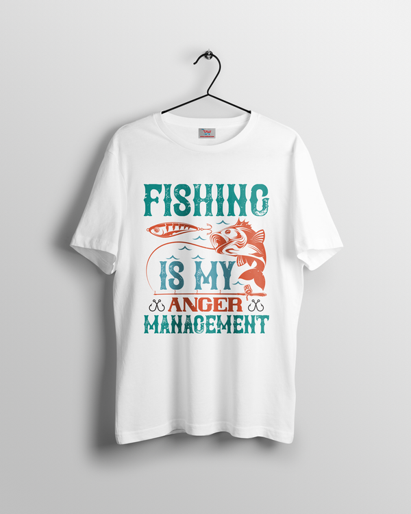 Fishing is my anger management T-shirt for Women