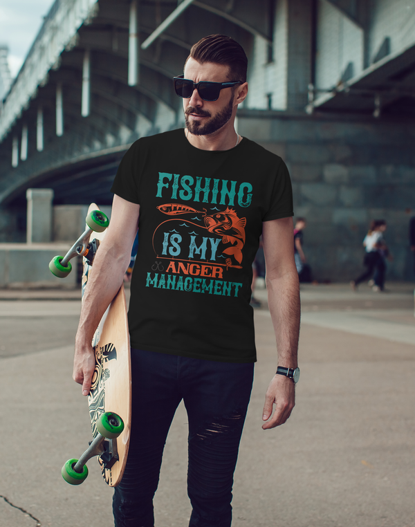 Fishing is my anger management T-shirt for Men