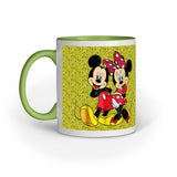 I Love Mickey & Minnie - Designer Printed Ceramic Coffee/ Tea/ Milk Mug