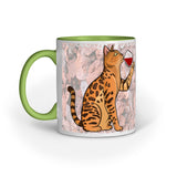 Cats and Wine - Designer Printed Ceramic Coffee/ Tea/ Milk Mug