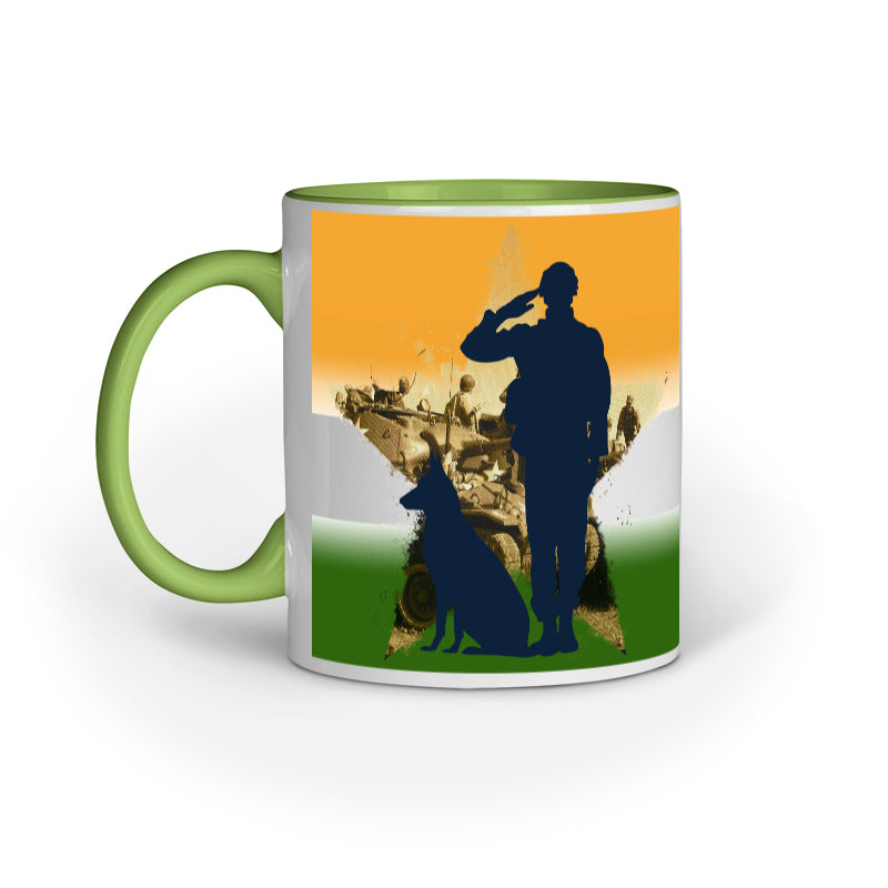 Proud Daughter Of INDIA - Designer Printed Ceramic Coffee/ Tea/ Milk Mug